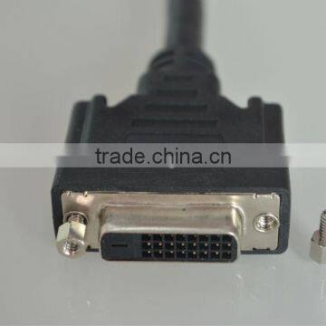 DVI Female to Male Panel Mount Cable