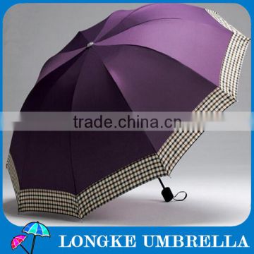 10K big size of 3 folding umbrella