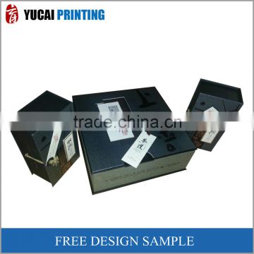 Black Gift box packaging carton box boutique