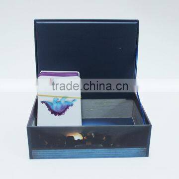 Recylable folding best quality a4 size cardboard packing box with handle