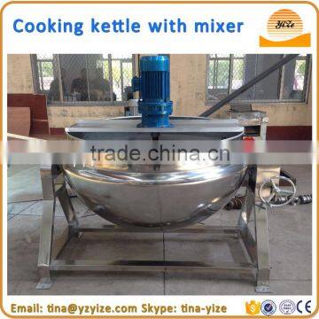 Industrial tiltable steam cooking pot / steam jacket brew kettle