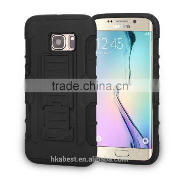 For Samsung galaxy S7 Edge touch armor cases,mobile phone shock proof combo case stand cover