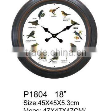 Promotional Plastic Bird Sounds Wall Clock photo-3