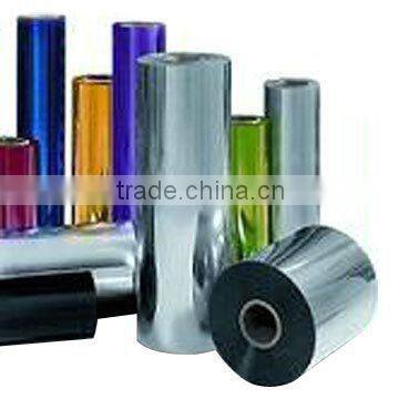 transparent self adhesive PVC film label stock rolls for printing