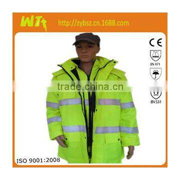 hot sale alibaba wholesale reflective waterproof winter jacket 7 in 1 working jacket man