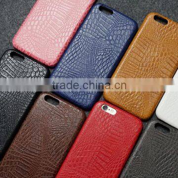 Boshiho croc skin leather waterproof phone case 2016