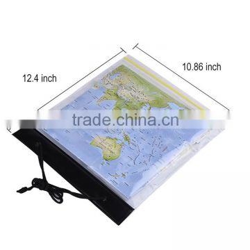 Most Popular Map PVC Waterproof Dry bag for beach zip lock bag for shopping