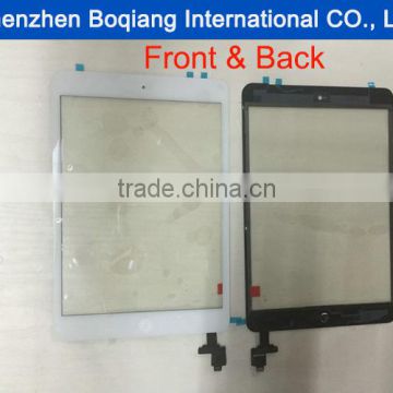 For iPad Mini 1 ipad Mini 2 Replacement Parts Touch Panel Screen Digitizer Glass +IC Connector + Home Button Flex