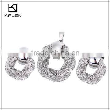 2015 women wrap mesh pendant jewelry set from Kalen Jewelry