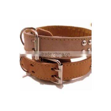 2012 Stylish Strong Genuine Leather Dog Collars Personalized