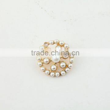 New Arrival Pearl Rhinestone Button for Apparel photo-2