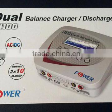 Newest H-Power H100 Balance Charger AC/DC Dual Balance Charger Discharger For RC Models For RC Models photo-2