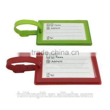 Cheapest Price Top Quality Logo Printed Soft custom luggage tag with lovely design