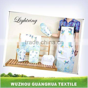 household kitchen textile, with chef's hat