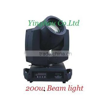 200w Stage moving head beam lights on promotion,Bby DMX512,auto running,sound activate,master or slave