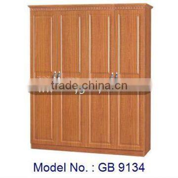 4 Doors Wardrobe Furniture, Modern Wardrobes Bedroom, MDF Bedroom Furniture