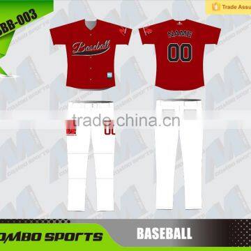 sublimation baseball uniforms