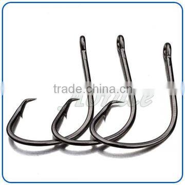 Super quality professional black multi-size carbon steel japanese fish hook