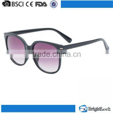Fashion big frame vintage plastic polarized woman sunglasess 2016
