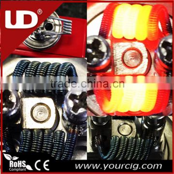 2016 UD New design 100% popular Vaping accessories Clapton wire box with six wires on one box