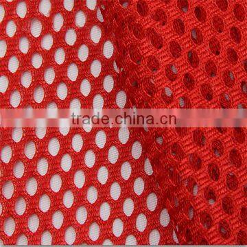 100% polyester double knit bird eye fabric tricot mesh lining for sportswear mesh fabric