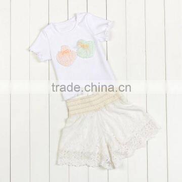 Princess Girl Fancy Summer Outfits Costumes Toddler Ruffle Short Lace Kids Shorts Multi-layers Shorts With Baby Girls Clothes photo-3