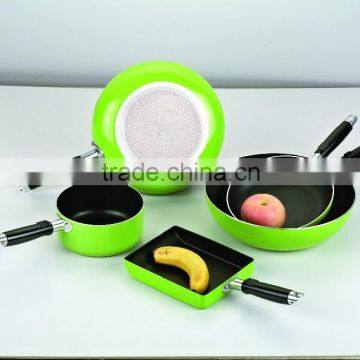 5pcs aluminum nonstick cookware set