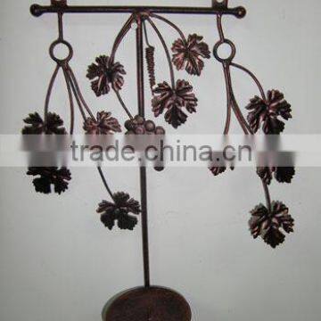 home decor metal craft antique wrought iron wall candle holder