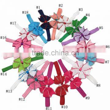 Baby Bow Headband Hair Bowknot Headbands Infant Hair Accessories Girls Grosgrain Ribbon Bow Headband Toddler Hairbands