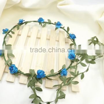 2015 fashion new arrived floral hairband headband, flower tiara, girls bride garland hairband