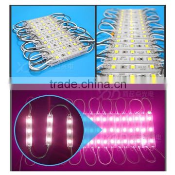 XQD cheapest 3 leds chip led alphabets moudle alphabet board signal moudle light smd 5050 5054 chip light injection