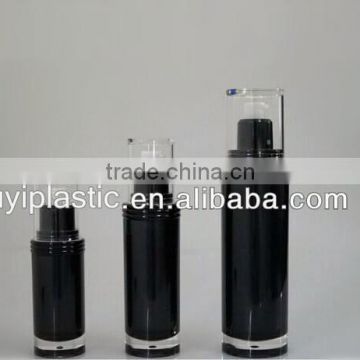 personal care black color acrylic lotion bottle