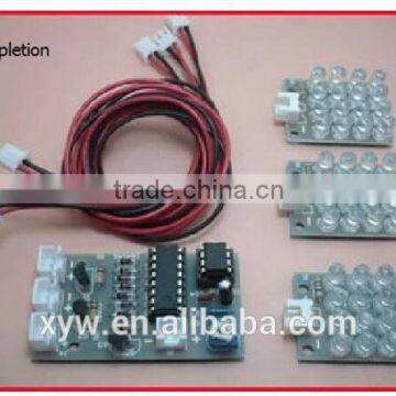 CD4017 + NE555 Flash Light Explosion-flashing LED Suite Self DIY Learning Electronic Kit Strobe Module Production