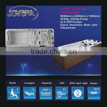 Winter PROMOTION Hot Portable Swim Spa / Swimming Pool With Upgrade to Stainless Steel for Free