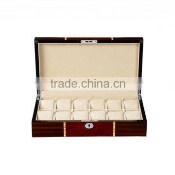 Wooden 12 Slot Wholesale Custom Luxury Watch Box, Beautiful Display Box