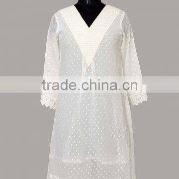 high fashion batwing sleeve V neckline western wear clothing