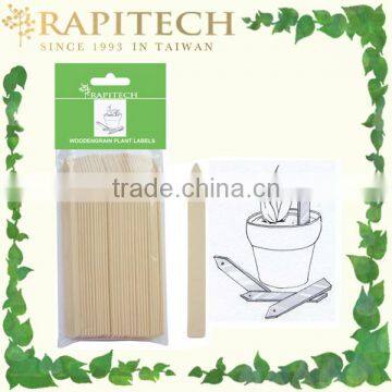 6 Inch Plastic Woodgrain Gardening Plant Labels