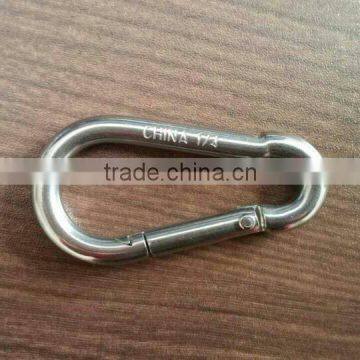 AISI 304/316 stainless steel carbine Round Quick Link snap hook