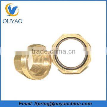 High quality brass drain plug brass plumbing fitting Low MOQ