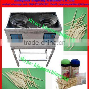 toothpicks weighing and filling into bottle machine