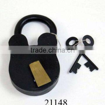 Iron Lock / Antique Lock / Iron Pad Lock / Jail Lock / Armor Lock / Novelty Lock / Medieval Antique Collectables