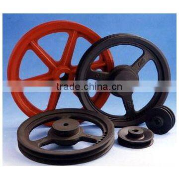 Low Carbon Steel Sheave,OEM Steel or Iron Casting Chain Pulley Wheels,V-steel Pulley photo-3