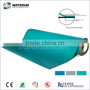 High quanlity ESD table mat, rubber mat,antistatic table mat manufacturer