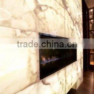 Custome Made BACKLIT ONYX FIREPLACES photo-4