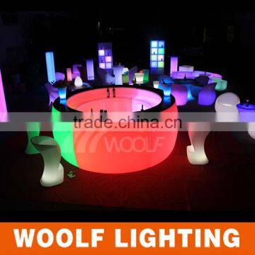 Illuminated Interactive Remote Color Changing Glow LED Bar Table Furniture photo-5