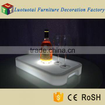 Factory Supplier Best Quality Glowing LED Tray Rack/plastic Wine Tray With Led Light/color Changing Rack photo-4