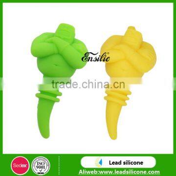 Funny Customized Designs Silicone Wine Stopper, Silicone Wine Bottle Stopper photo-6