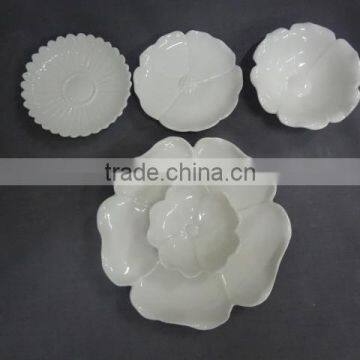 White Ocean Series Porcelain Bowls and Plates photo-4
