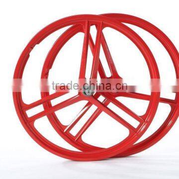 20 Inch Lightest Strongest Magnesium Alloy Bike Wheel /fixed Gear Type Hub Bike Wheel