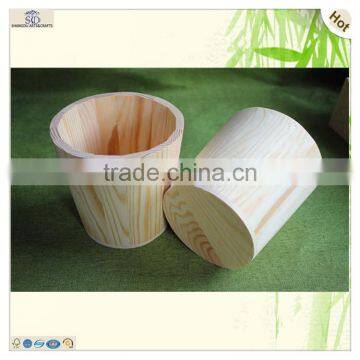 Decorative 3 Separated Base Support Stand Wooden Flower Pot